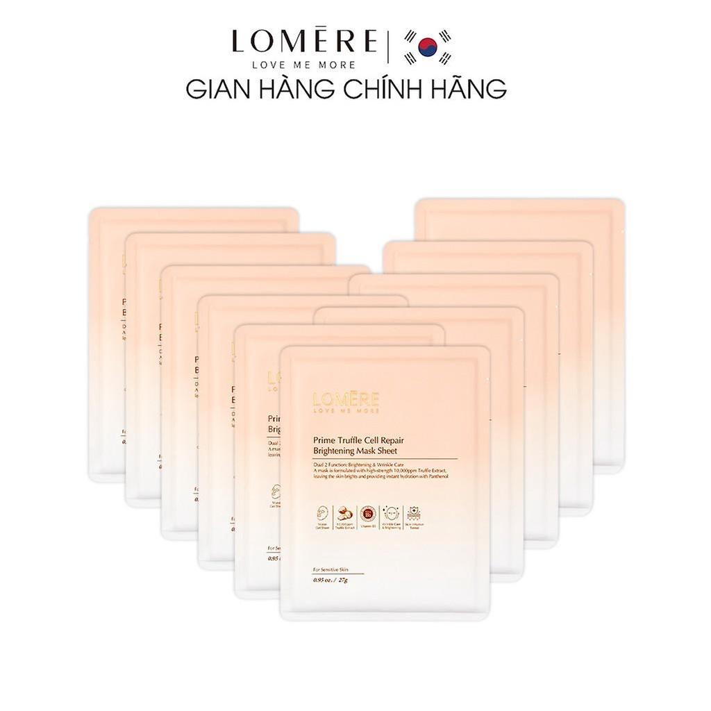 Mặt Nạ Dưỡng Trắng Da Siêu Cấp Ẩm LOMERE Prime Truffle Cell Cung Cấp Dưỡng Chất Thẩm Thấu Sâu Trong Da 27gr