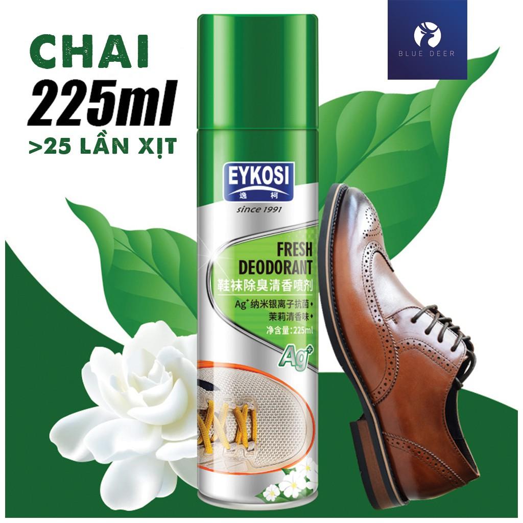 Chai Xịt Khử Mùi Hôi Giày EYKOSI 225ml