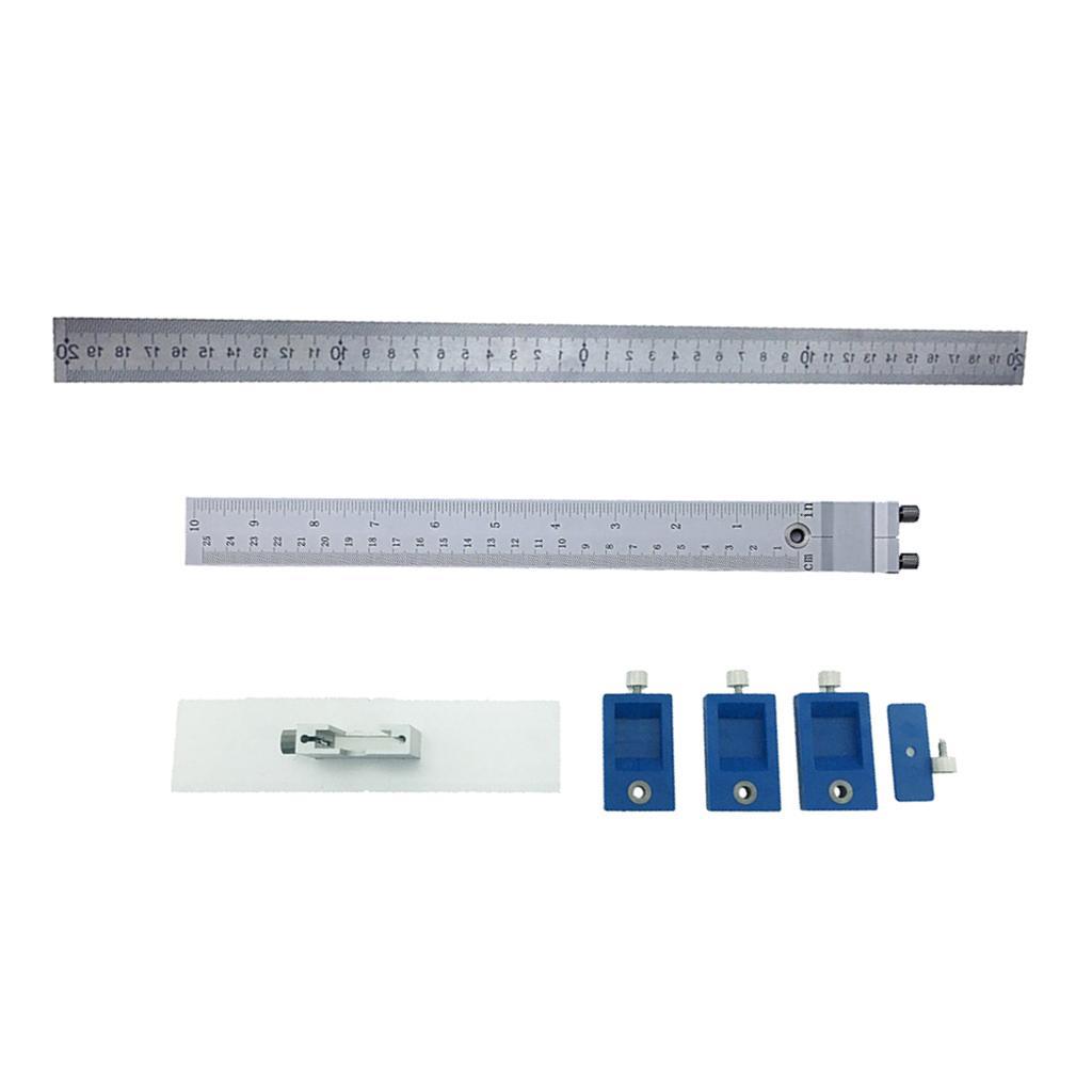 NEW Drill Guide Sleeve Cabinet Hardware Jig Hole Furniture punching Tool #2