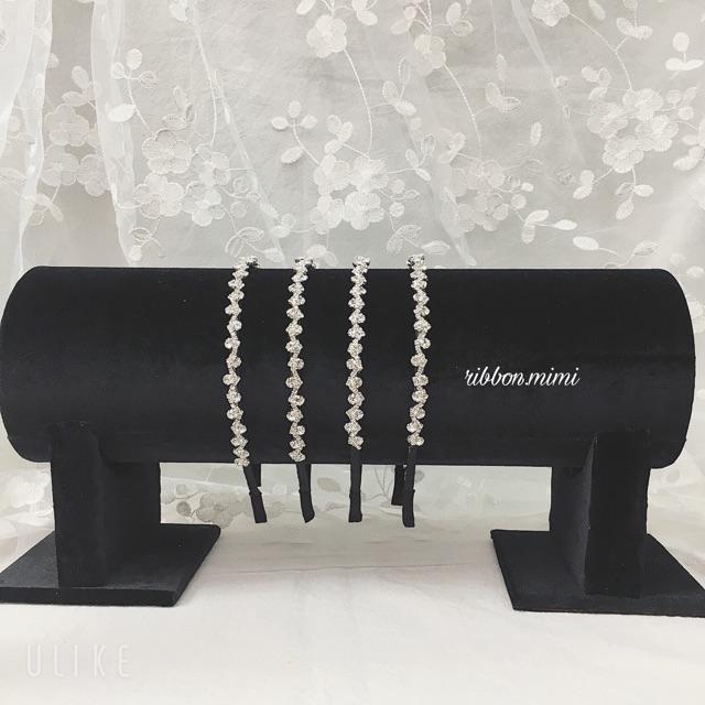 Băng Đô Tóc Đính Đá Handmade Cao Cấp Ribbon.mimi Gemstone