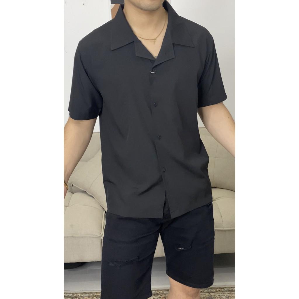 ÁO SƠ MI NGẮN TAY COTTON HÀN SM3T02
