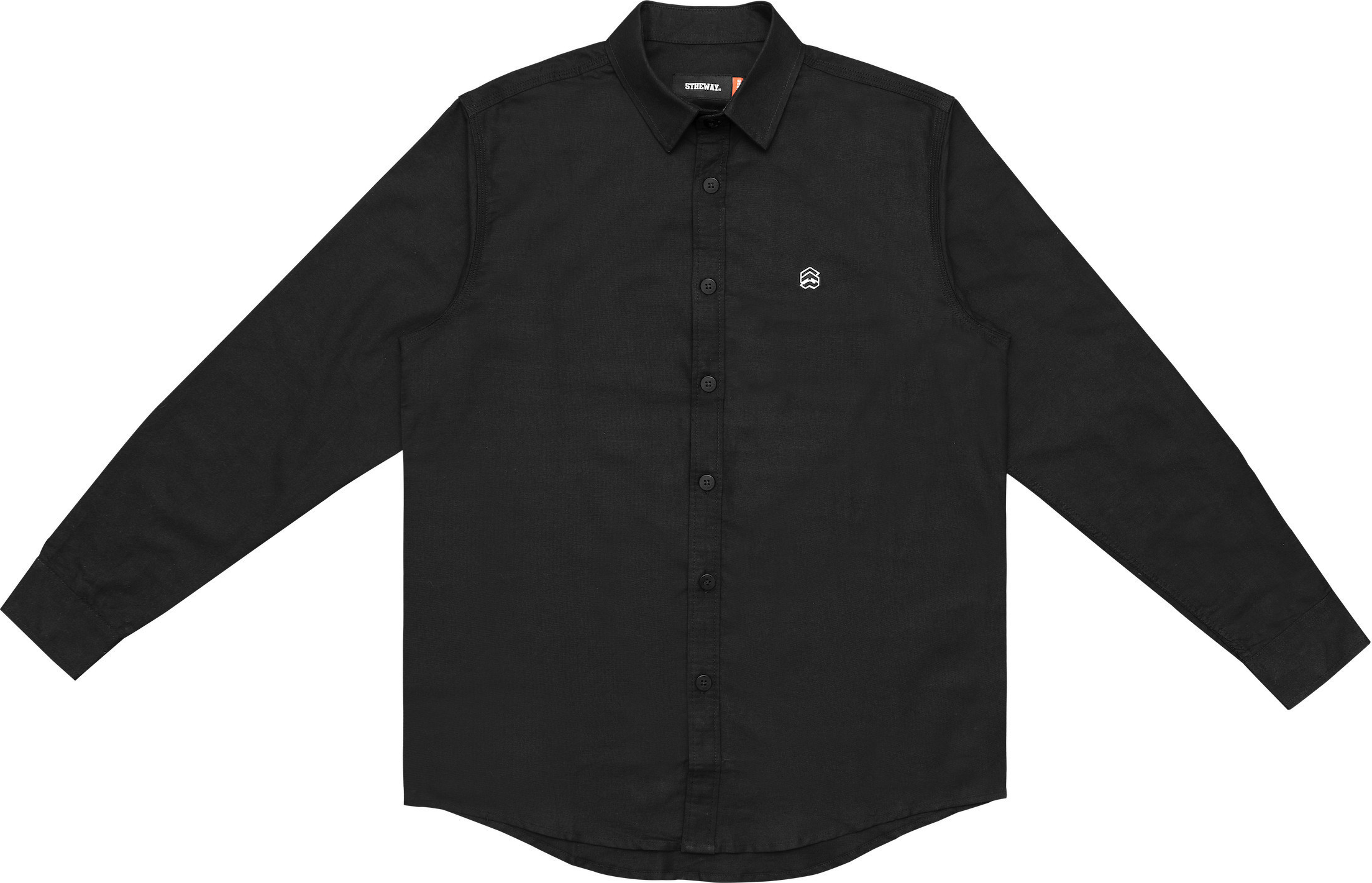 Áo Sơ Mi 5THEWAY Tay Dài Đen aka 5THEWAY 5TW/RTW LS REGULAR SHIRT in BLACK