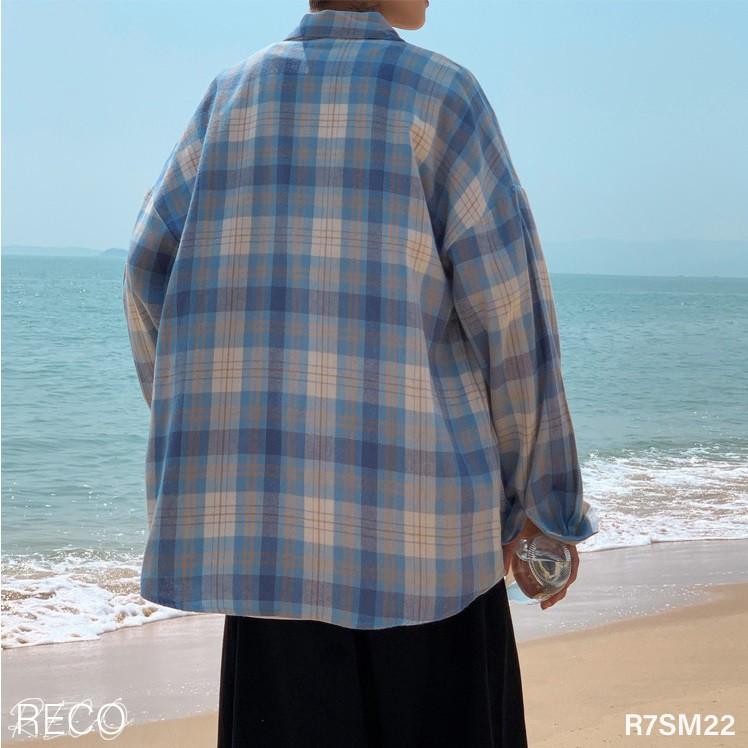 Áo sơ mi nam Hàn Quốc cao cấp dáng rộng dài tay Shirt Loose R7SM22