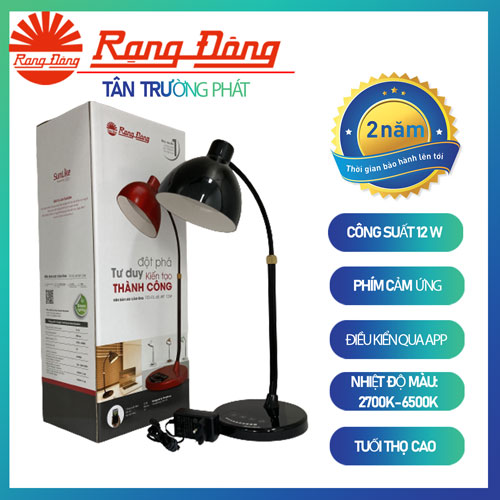 Đèn bàn LED đổi màu Rạng Đông Model: RD-RL-68.WF