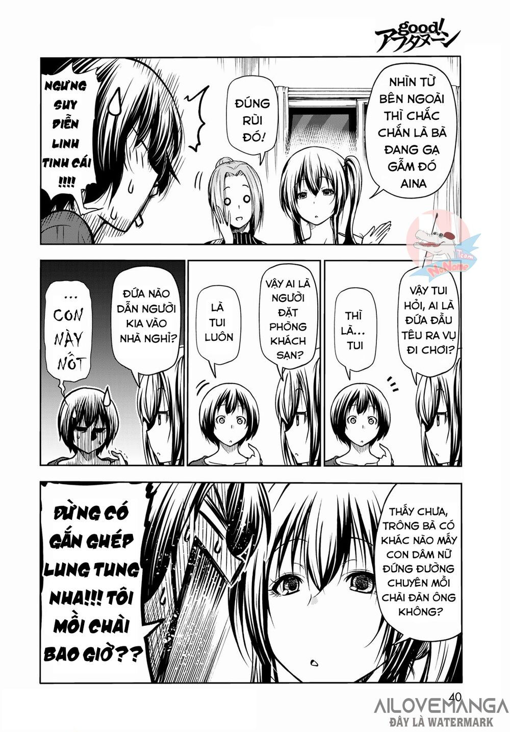 cô gái thích lặn - grand blue chapter 72.2 4