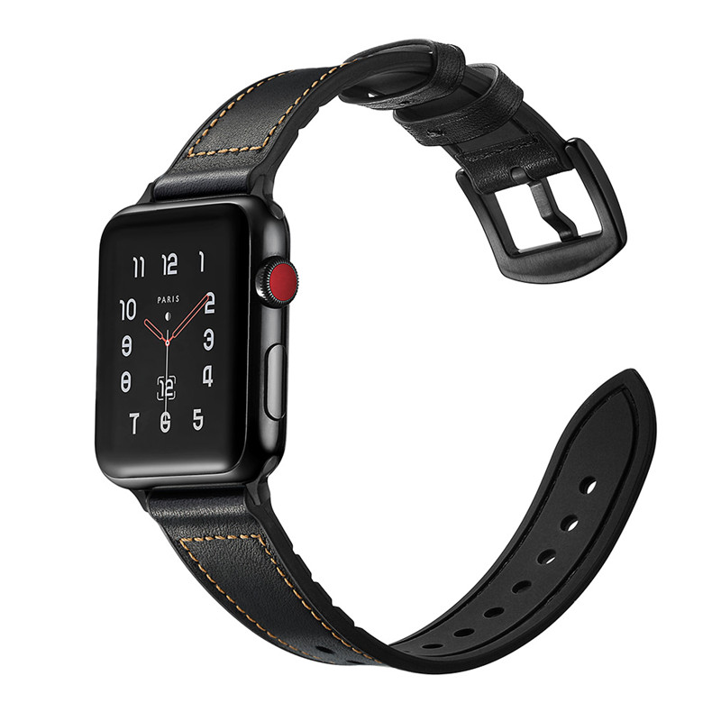 Dây Da dành cho Apple Watch Hybrid Chống Nước Size 38/40mm