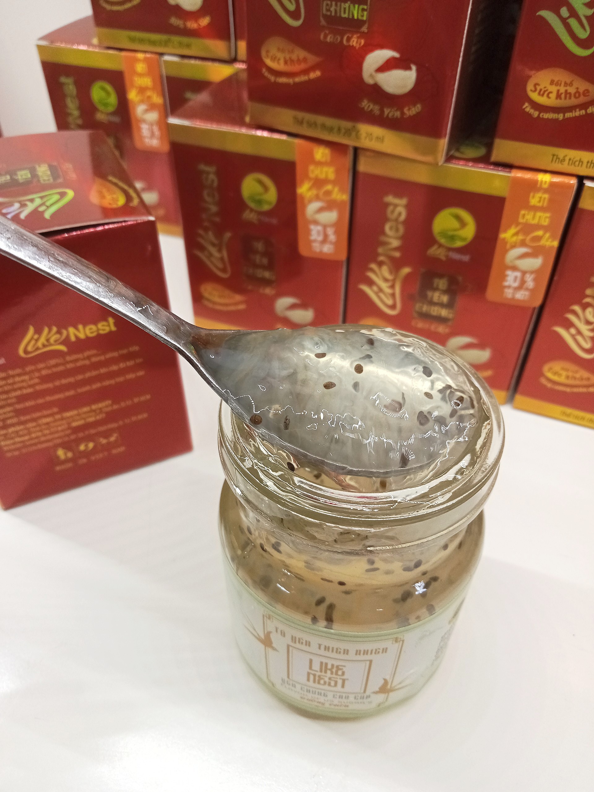 Yến Chưng Hạt Chia LikeNest 30% Tổ Yến