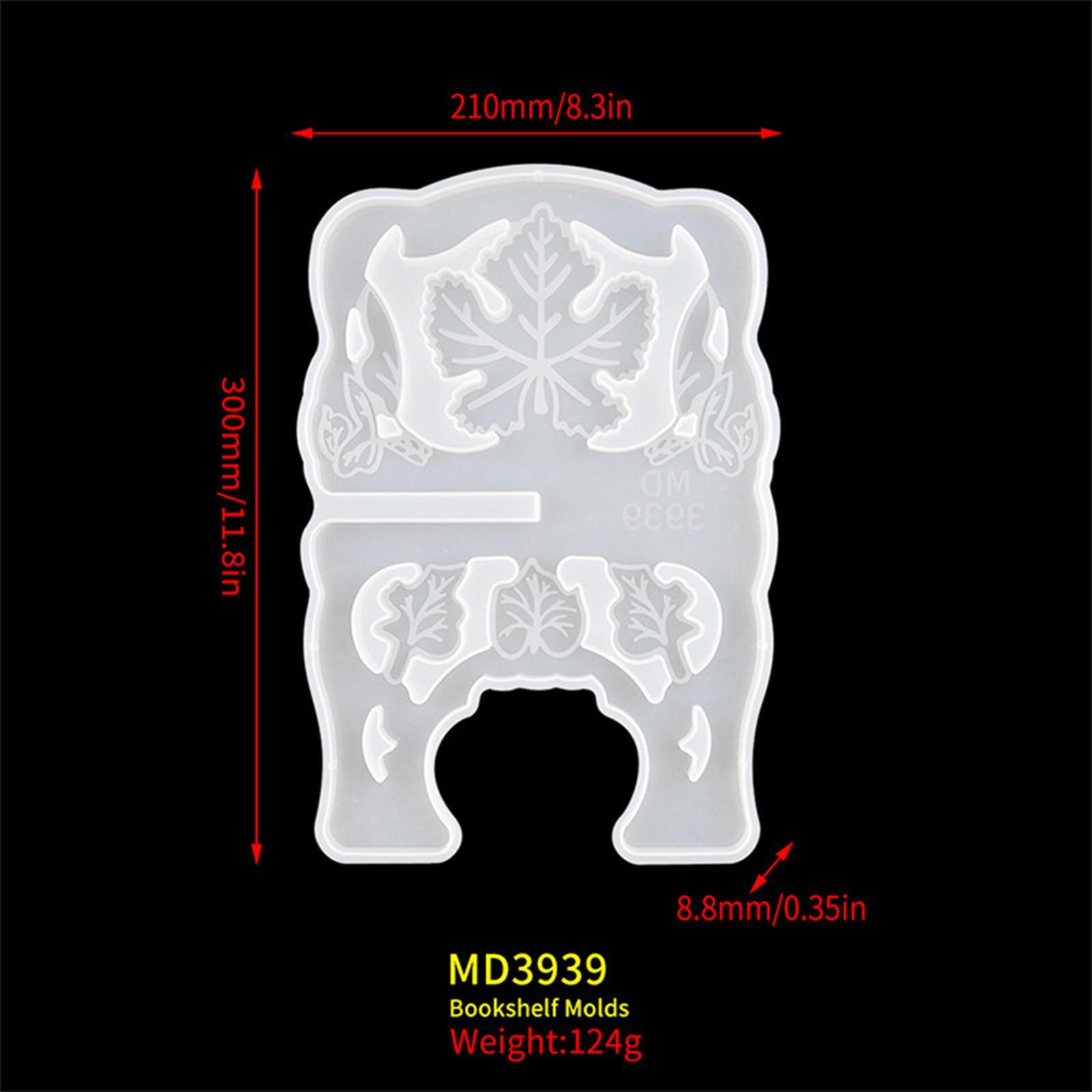 Book Holder Resin Casting DIY Epoxy Silicone Bookshelf Supplies