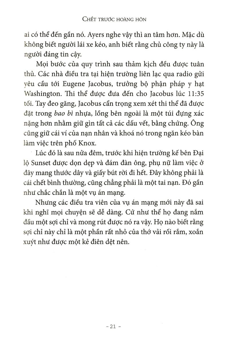 Sách Chết Trước Hoàng Hôn