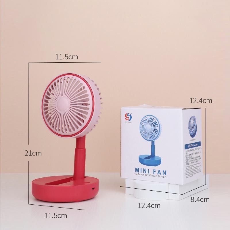 JIASHI Quạt Điện usb Mini Để Bàn Có Thể Gấp Gọn Tiện Dụng Hàng nhập khẩu
