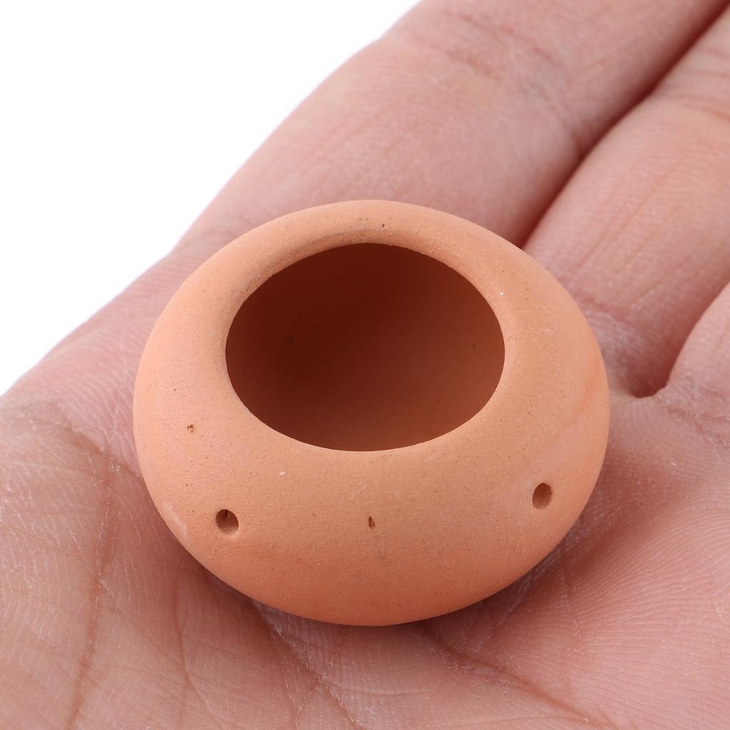 1/12 Ceramic Flower Pot for Dolls House Garden Plant Room Decor Accessory #B