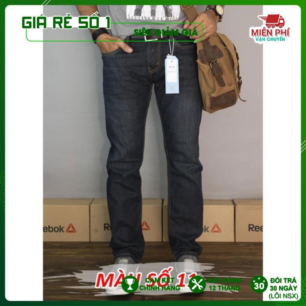 Quần Jean dáng Suông Nam, Made in Cambodia , vải mềm, co giãn, không phai màu, không xổ lông