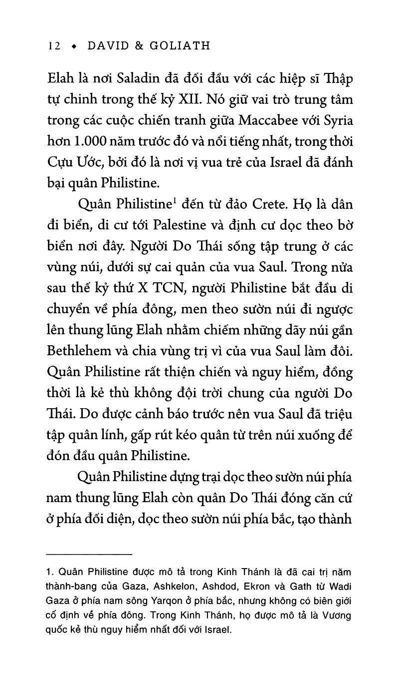 Sách - David Và Goliath - Cuộc Đối Đầu Kinh Điển Và Nghệ Thuật Chiến Thắng Những Gã Khổng Lồ (Tái Bản 2024)