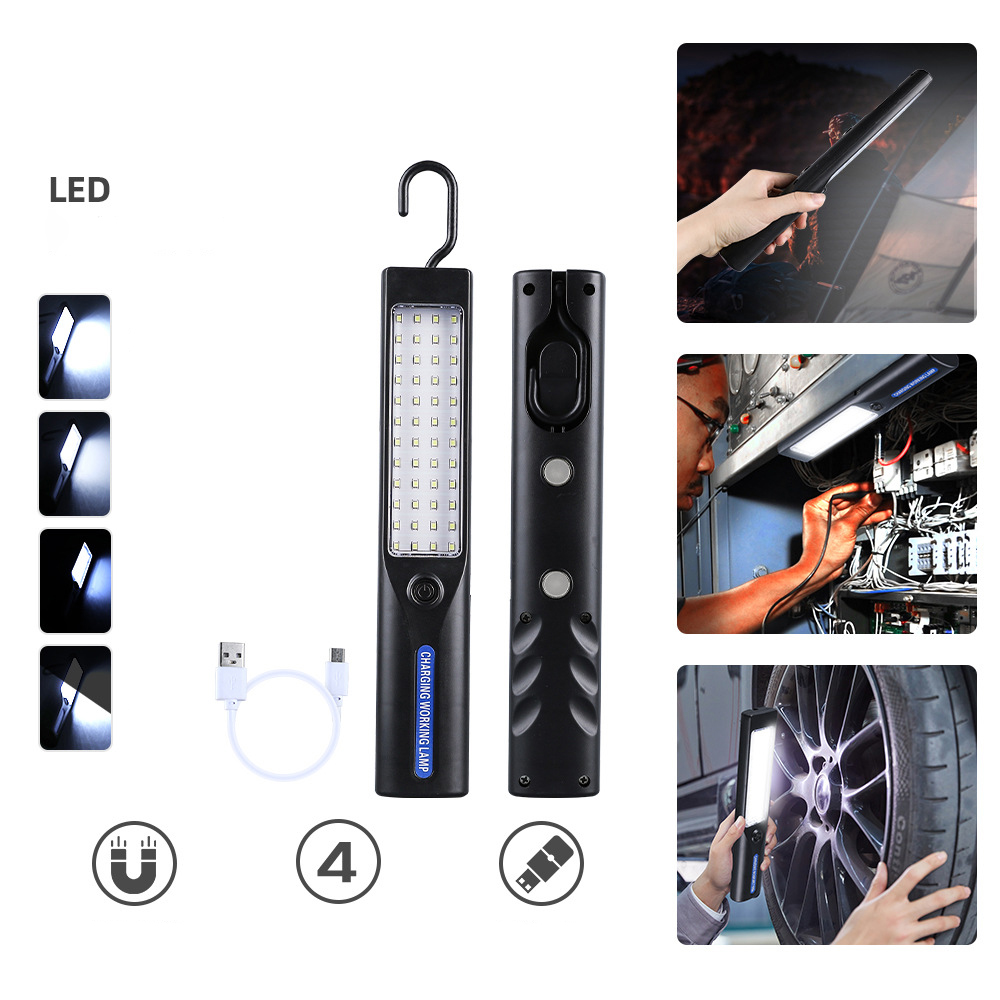 Đèn Pin LED Cầm Tay Đa Năng Sạc USB Tiện Dụng Cho Xe Hơi, Đi Du Lịch,Cắm Trại..