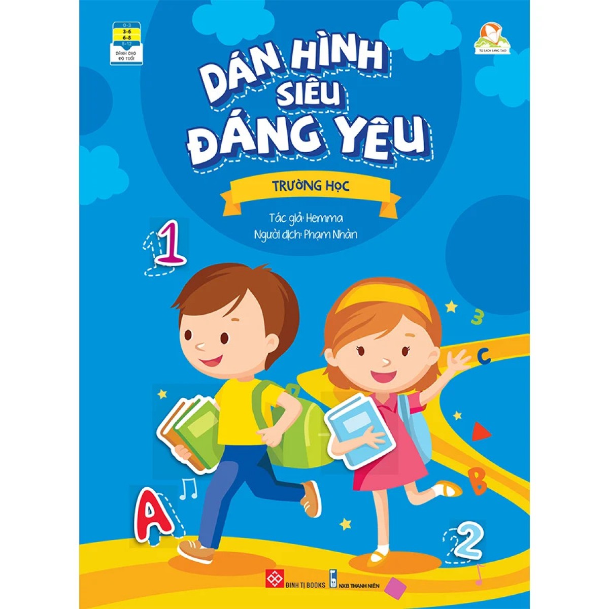 Sách - Dán Hình Siêu Đáng Yêu : Mùa xuân - Các em bé động vật - Các loài khủng long - Các loài động vật - Trang trại - Khu rừng - Khu chợ - Phương tiện giao thông - Các loài côn trùng - Trường học - Đại dương