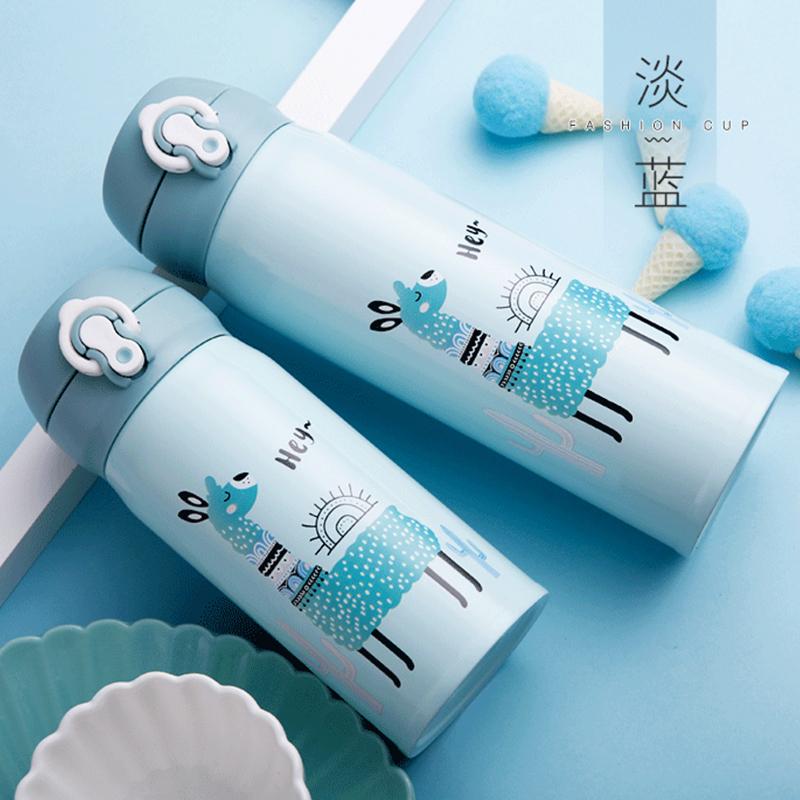 500/350Ml Hoạt Hình Alpaca Giữ Nhiệt Cốc Di Động Dễ Thương Cách Nhiệt Cốc Bình Giữ Nhiệt Chân Không Thép Không Gỉ Nhiệt Bình Tumbler Thermocup