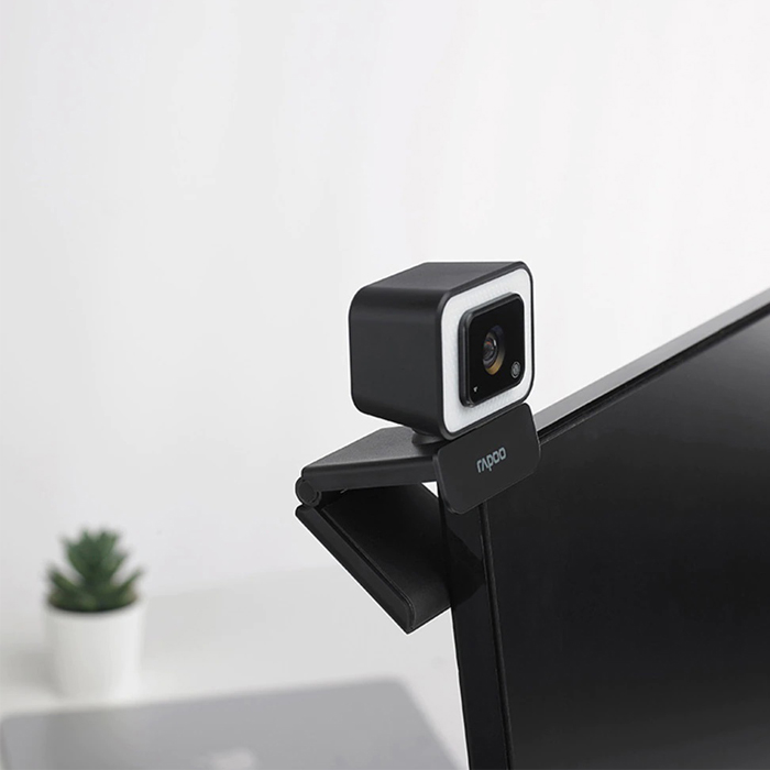 Webcam FullHD 1080p Micro Khử Ồn Kép, Tích Hợp Đèn Led RAPOO C270L - Hàng Chính Hãng