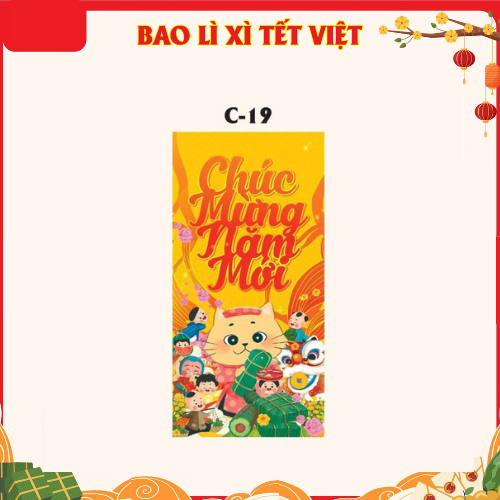 Bao Lì Xì 2023 Set 10 cái - C19
