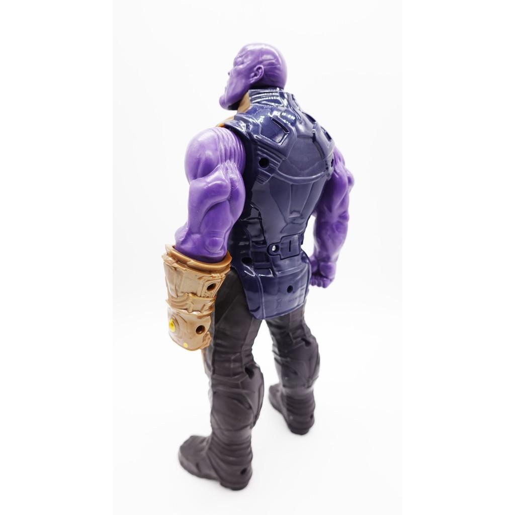 Mô Hình Thanos Trong Biệt Đội Siêu Anh Hùng 4 Hàng Cao Cấp, Cao 30cm, Nhựa Đặc, Đèn LED, Tiếng Nhân Vật 8818