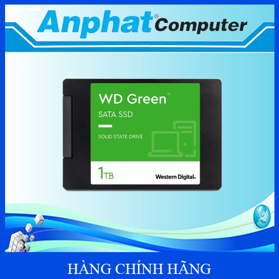 Ổ cứng SSD WD Green 1TB 2.5&quot; SATA3 (WDS100T3G0A) -  Hàng Chính Hãng