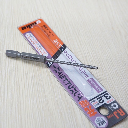 Combo Vít bê tông 4mm đầu bằng F425 & mũi khoan tường đuôi lục giác 3.2mm Unika