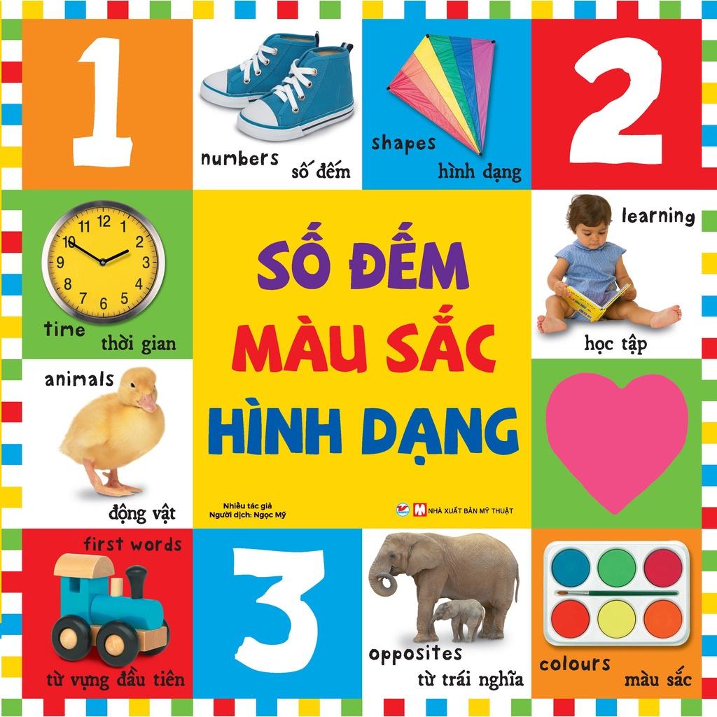 Bộ  Từ Vựng Đầu Đời Cho Bé  Số Đếm, Màu Sắc, Hình Dạng - Bản Quyền