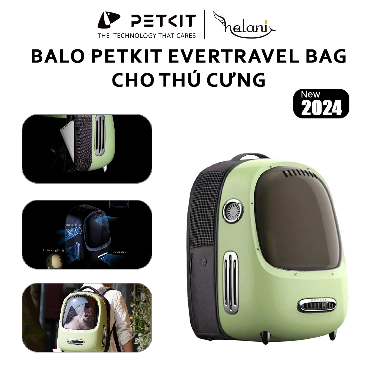 BALO CHO THÚ CƯNG - PETKIT EVERTRAVEL BAG