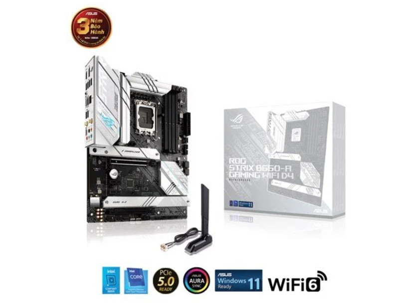 Main của máy vi tính hiệu ASUS ROG STRIX B660 - A GAMING WIFI D4 - HÀNG CHÍNH HÃNG