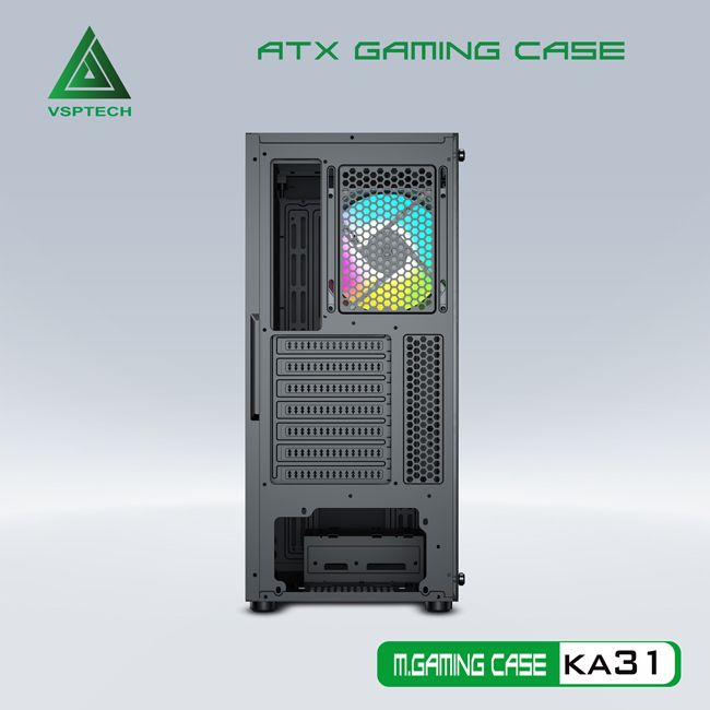 VỎ CASE MÁY TÍNH VSPTECH GAMING KA31 LED RGB - JL -HÀNG CHÍNH HÃNG