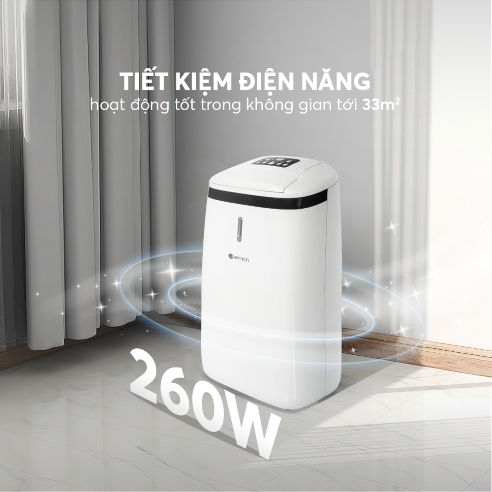 Máy hút ẩm không khí Elmich DE-3923 - Hàng Chính Hãng
