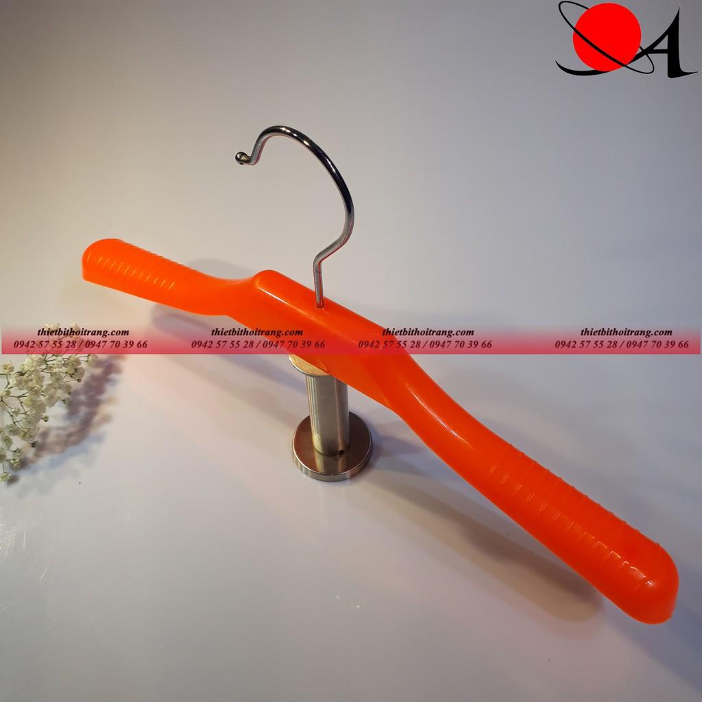 Bộ 25 Móc Áo Nhựa Trẻ Em Màu Cam Vai To Đa Năng