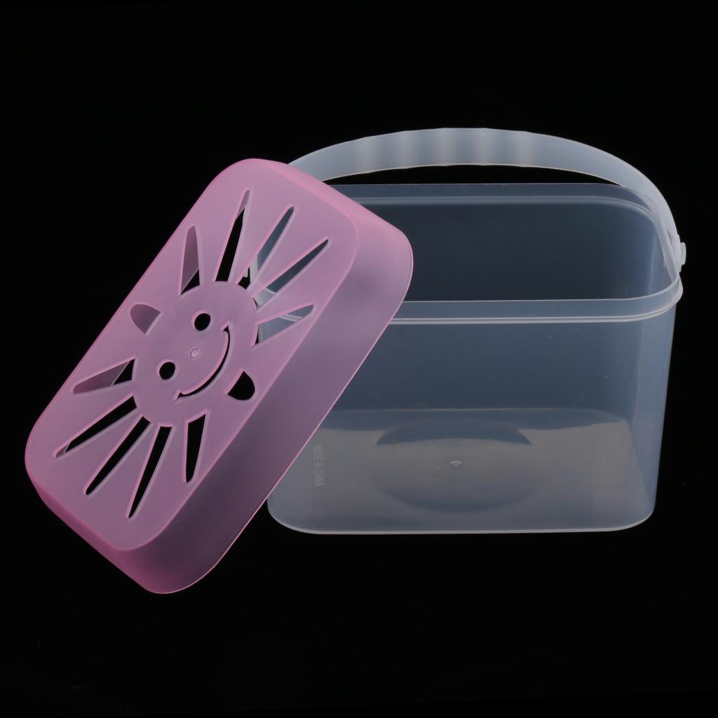 Reptile Plastic Breeding Box Tank Amphibean Vivarium Terrarium Turtle, Random Color