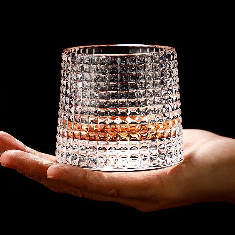 Bộ 6 ly Vang thủy tinh Rockie Checkered Old-Fashioned Glass