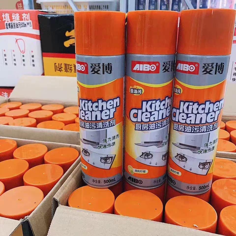 Chai xịt bếp đa năng siêu sạch, bình xịt bếp Kitchen Cleaner, tẩy bếp kitchen, tẩy đa năng chai 500ml