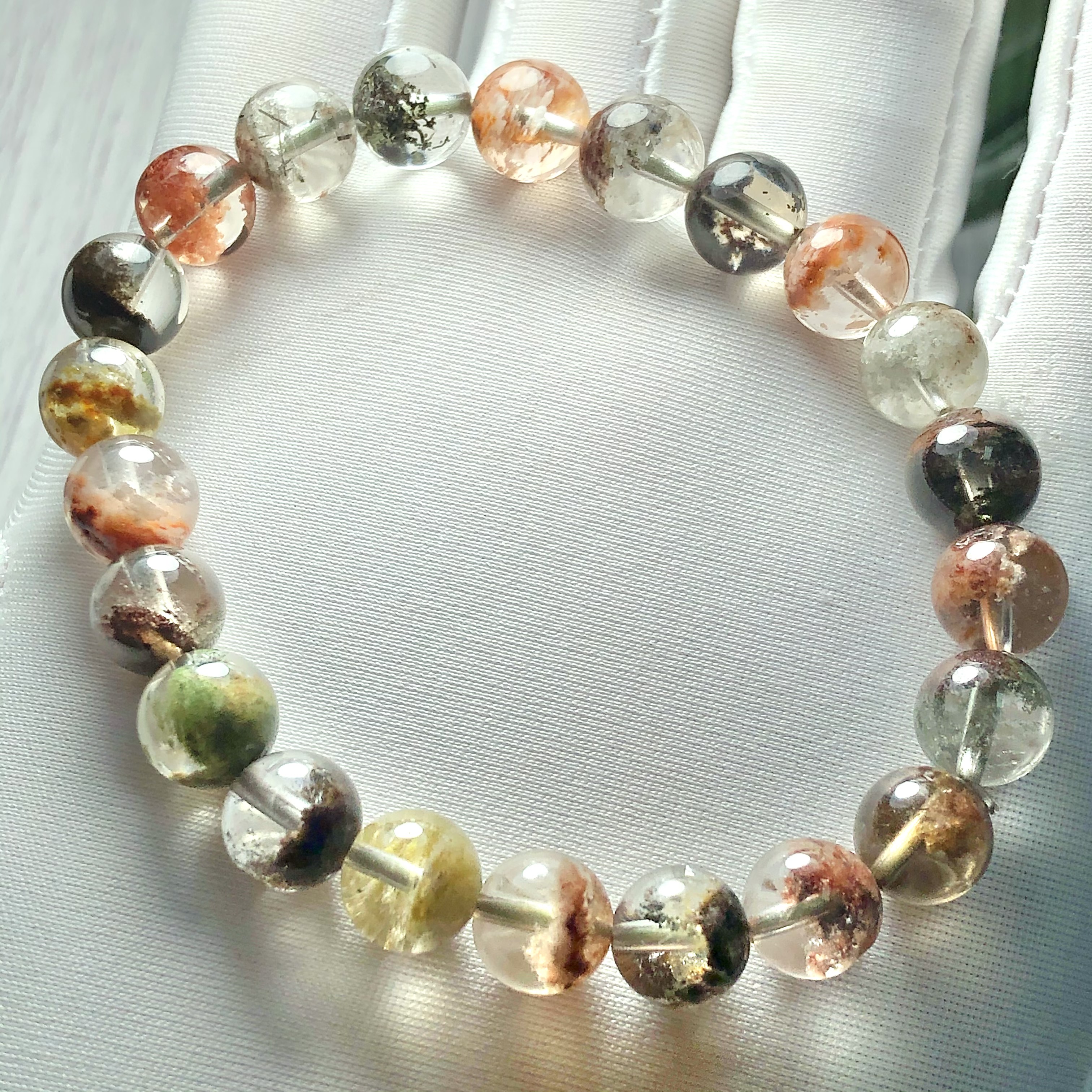 Vòng tay Thạch Anh Ưu Linh hoa 08mm chuẩn 4A