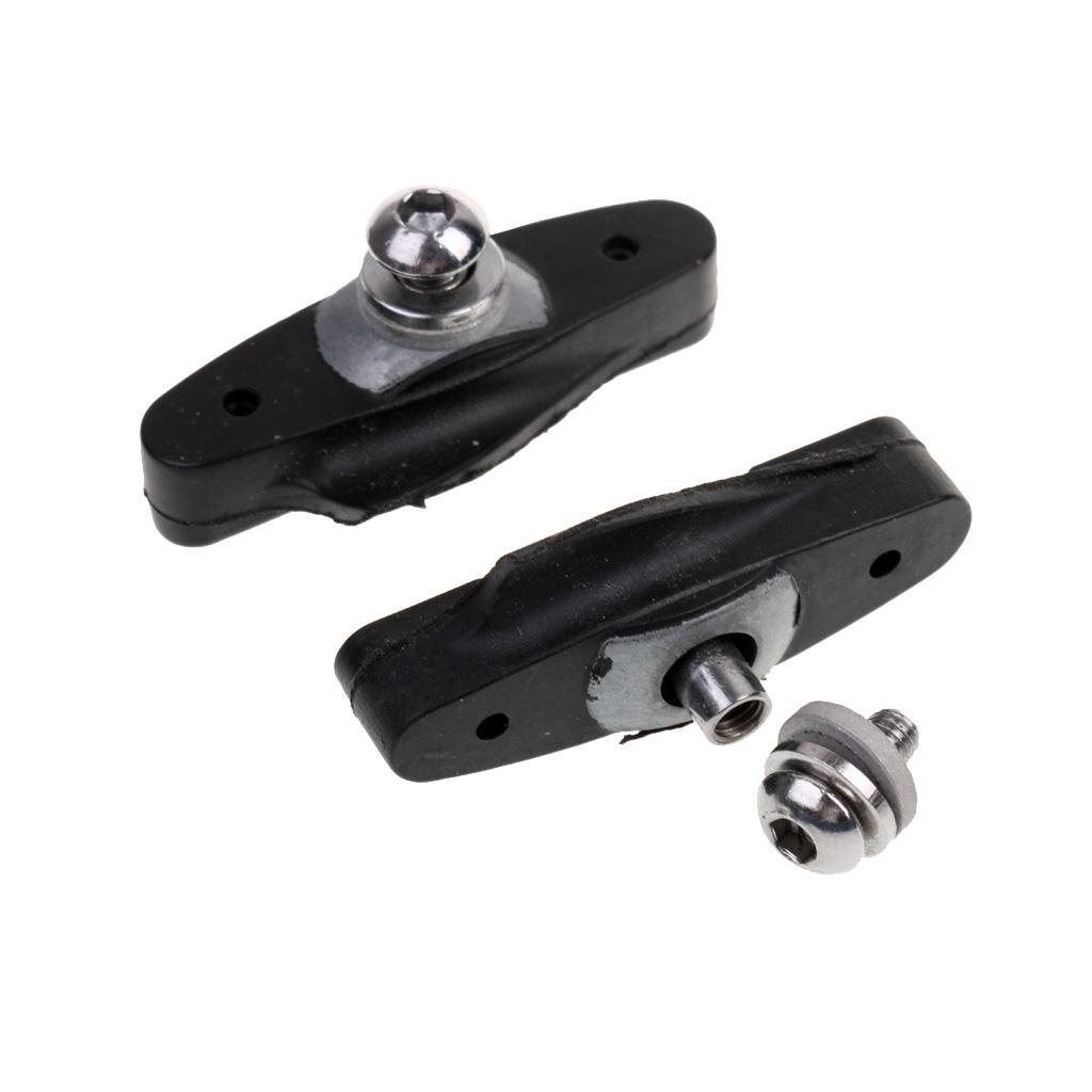 1 Pair Cycle Bike Bicycle MTB V Brake Blocks Pads Shoes Repair Accessories