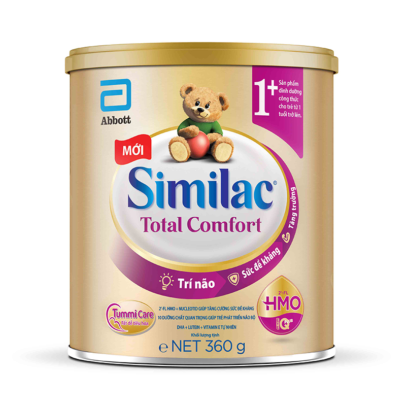 Sữa bột Similac Total Comfort 1+ (cho trẻ 1-2 tuổi) - dành cho bé rối loạn tiêu hóa, táo bón, trào ngược [Mẫu mới]