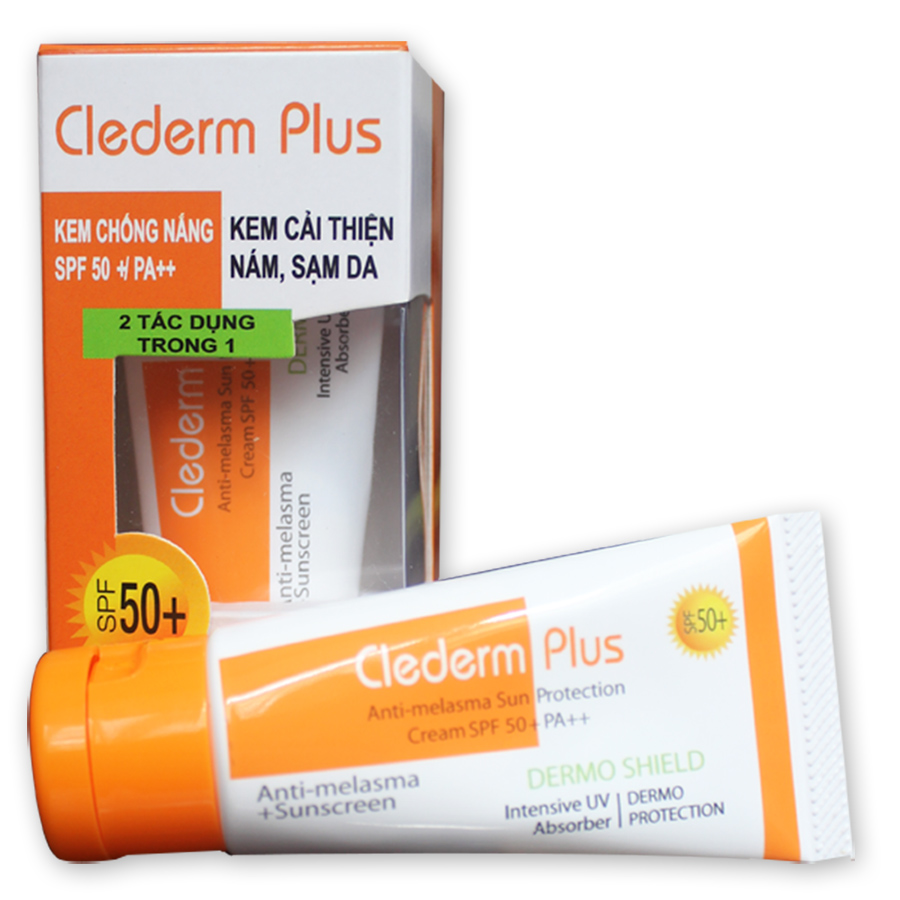 Kem chống nắng và cải thiện nám Clederm Plus Anti-Melasma Sun Protection Cream SPF50+PA++