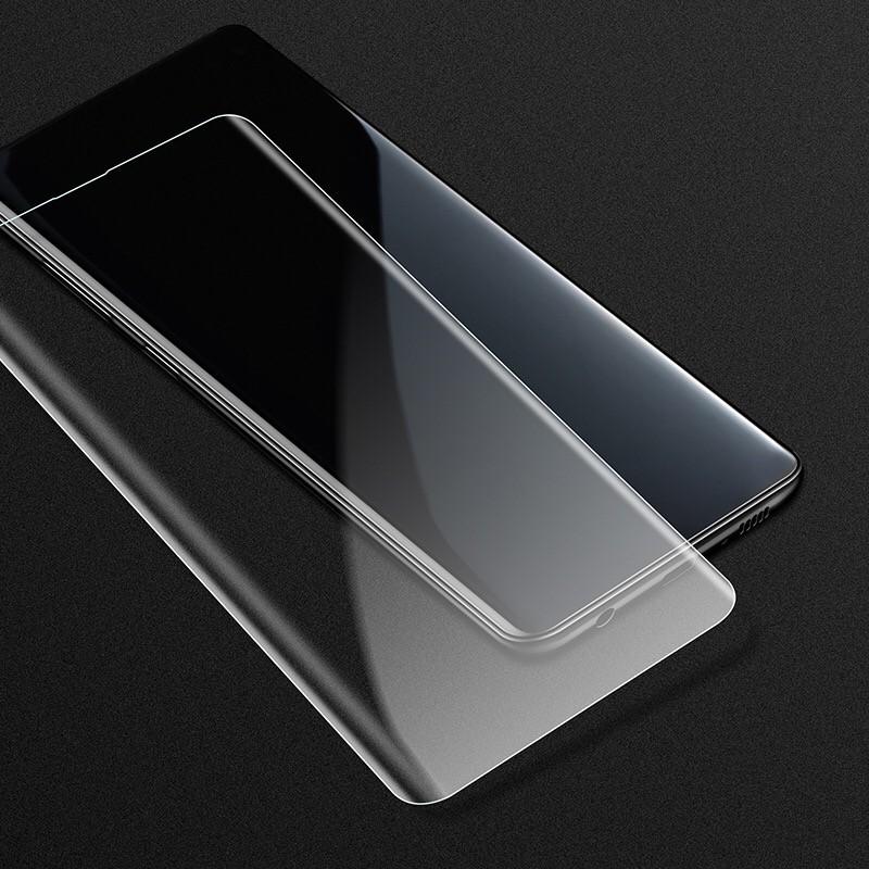 Kính cường lực S10, S10+ cảm biến vân tay full keo nước công nghệ UV chính hãng LITO đảm bảo dùng được cảm biến siêu âm