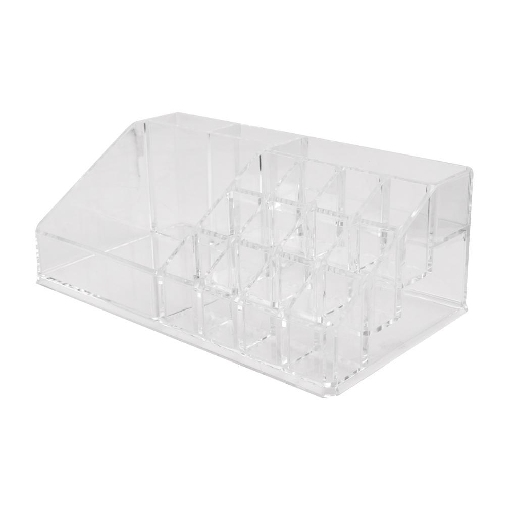 15 Grids Cosmetic Organizer Display Lipstick Holder Case Box Jewelry Storage