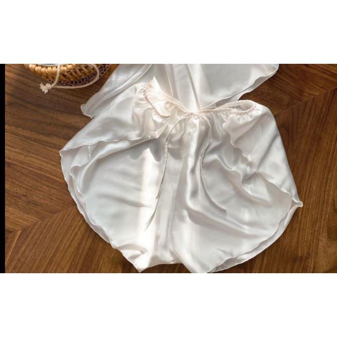 Hàng thiết kế- Bộ đồ lụa dây cao cấp mặc nhà mát mẻ, thoải mái, êm ái với da, hợp với mùa hè
