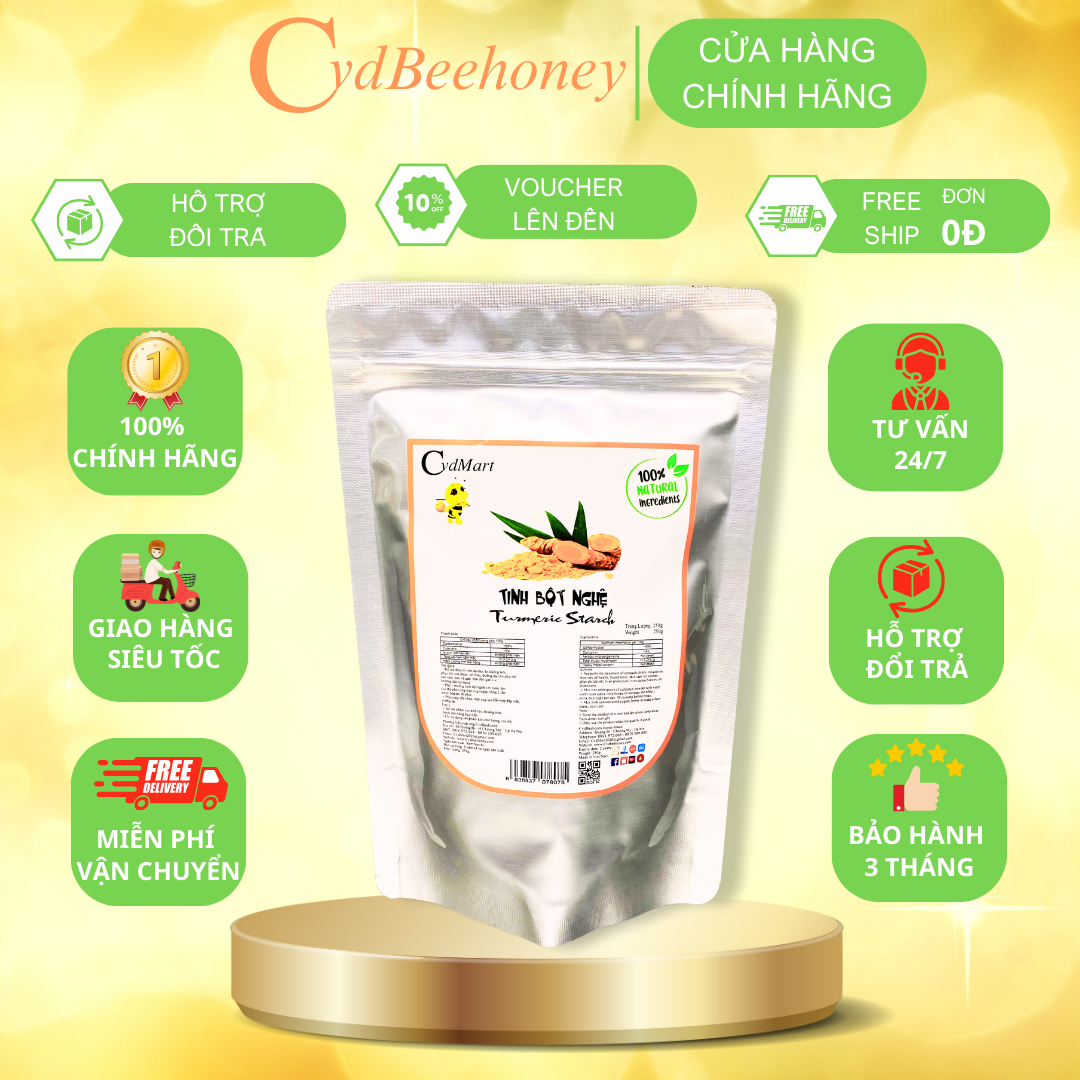 Tinh Bột Nghệ 500g CvdMart - Turmeric starch