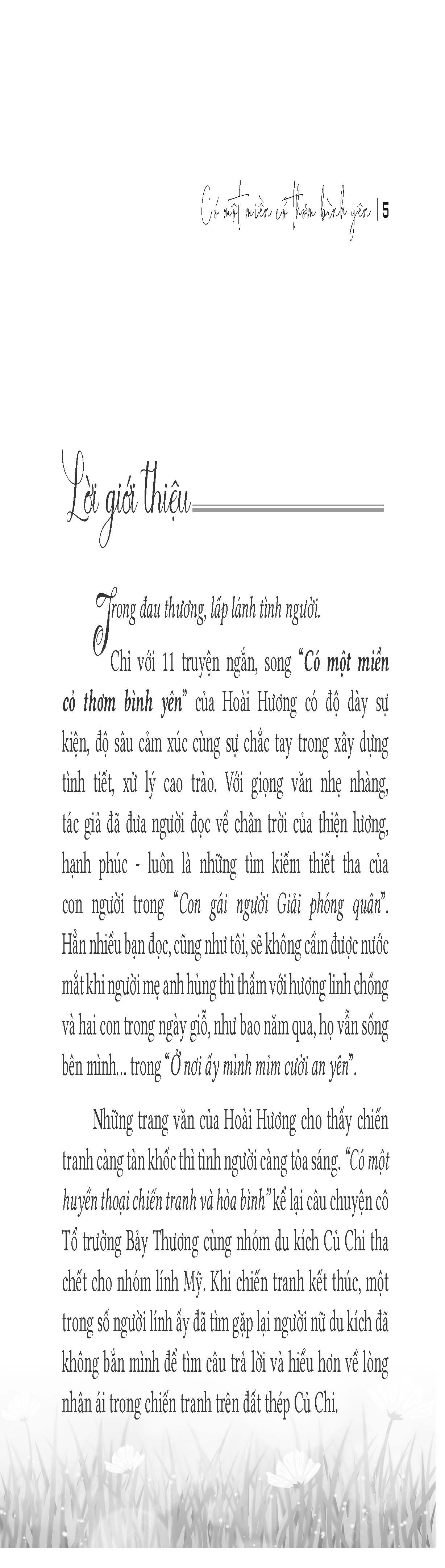 Có Một Miền Cỏ Thơm Bình Yên