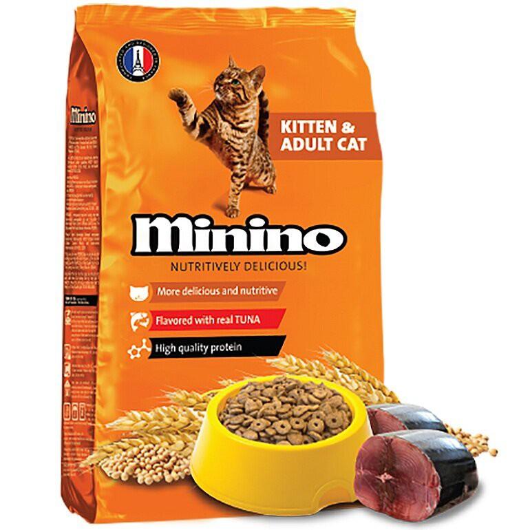 Thức Ăn Cho Mèo Minino Vị Cá Ngừ 480g