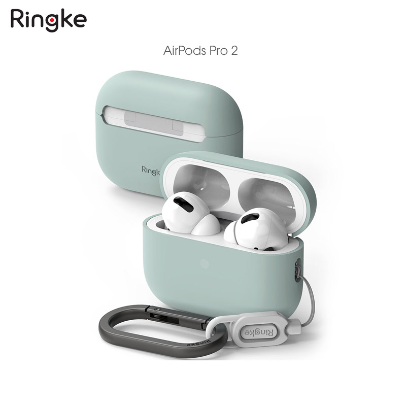 Vỏ Ốp dành cho AirPods Pro 2 RINGKE Silicone - Hàng Chính Hãng