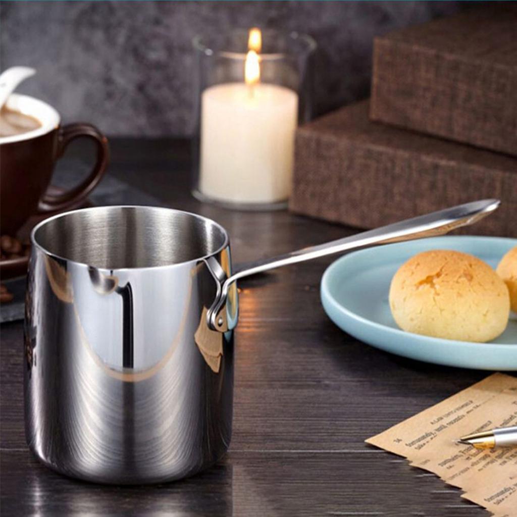 Turkish Coffee Pot with Handle Heat Oil Pot Tea Pot Milk Restaurant