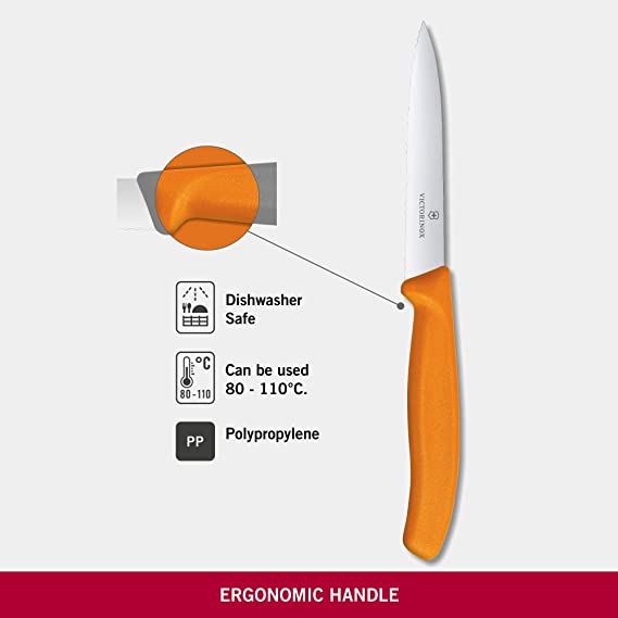 Dao bếp Victorinox Swiss Classic Paring Knife màu cam 10cm 6.7736.L9