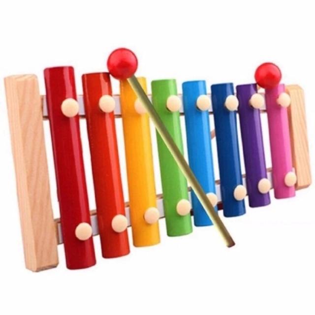 Đồ Chơi Đàn Xylophone 8 Thanh Quãng Bằng Gỗ Dành Cho Bé