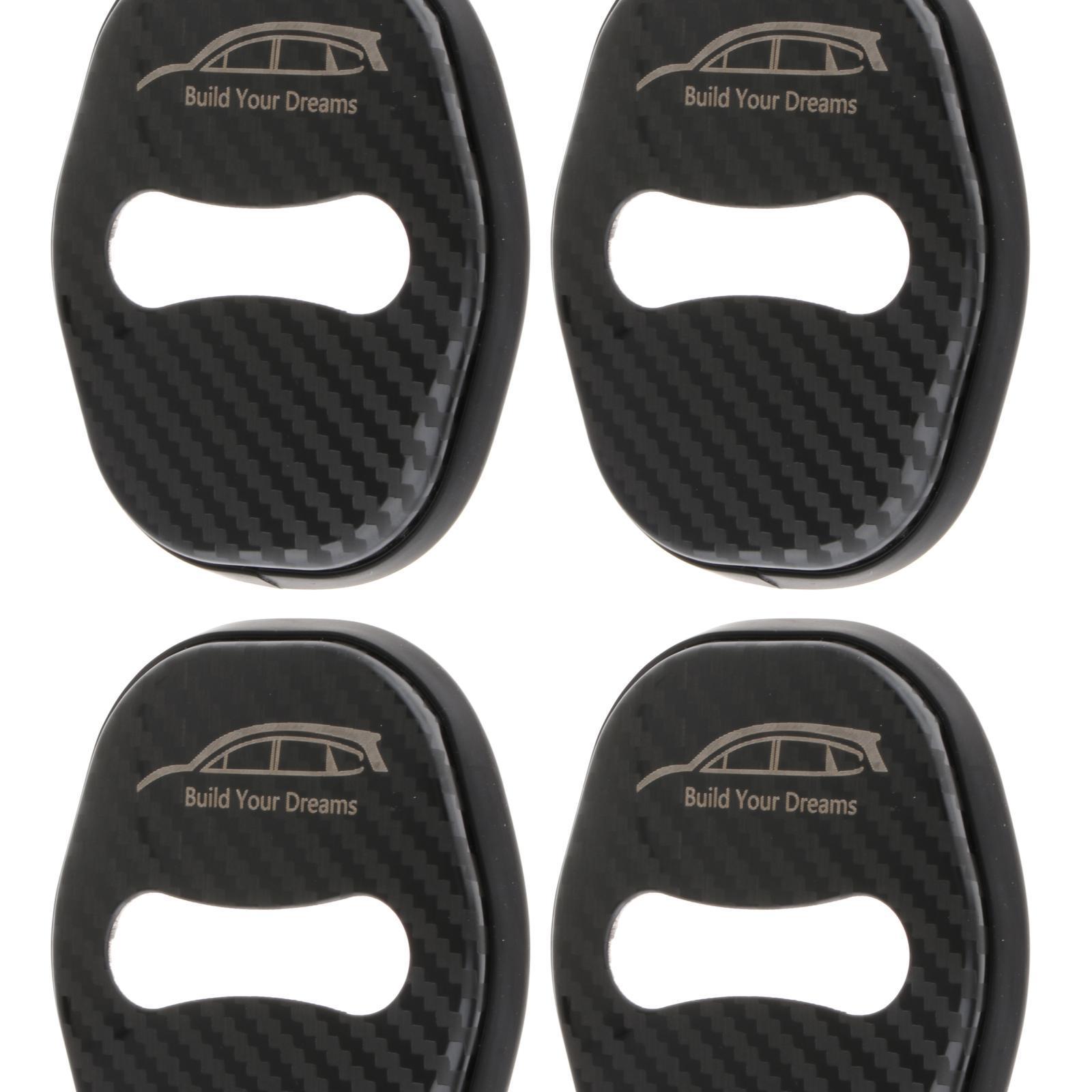 4 Pieces Stainless Steel Door Lock Cover for Byd Atto 3 Yuan Plus