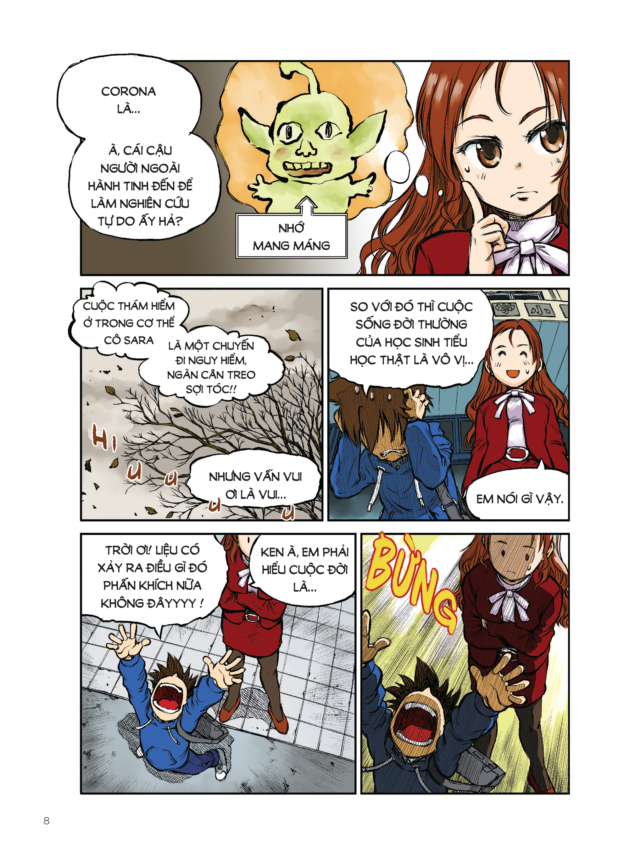 Truyện tranh manga Nhiệm Vụ Khoa Học Kỳ Bí tập 5: Đại Chiến Với Virus